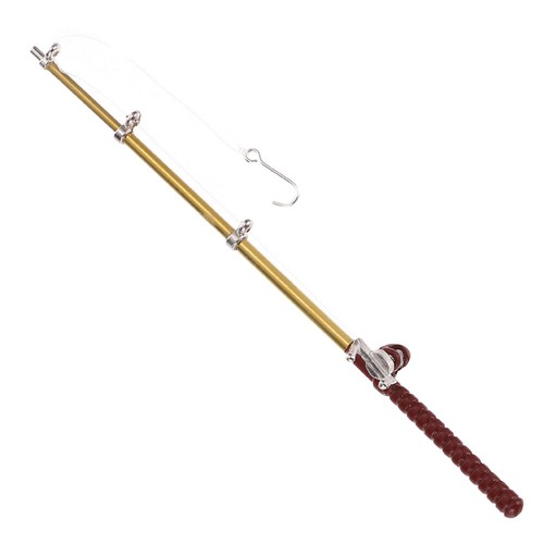 Mini Fishing Rod Alloy Child Toys Kids Pole Home Decor Magnetic - Picture 8 of 12