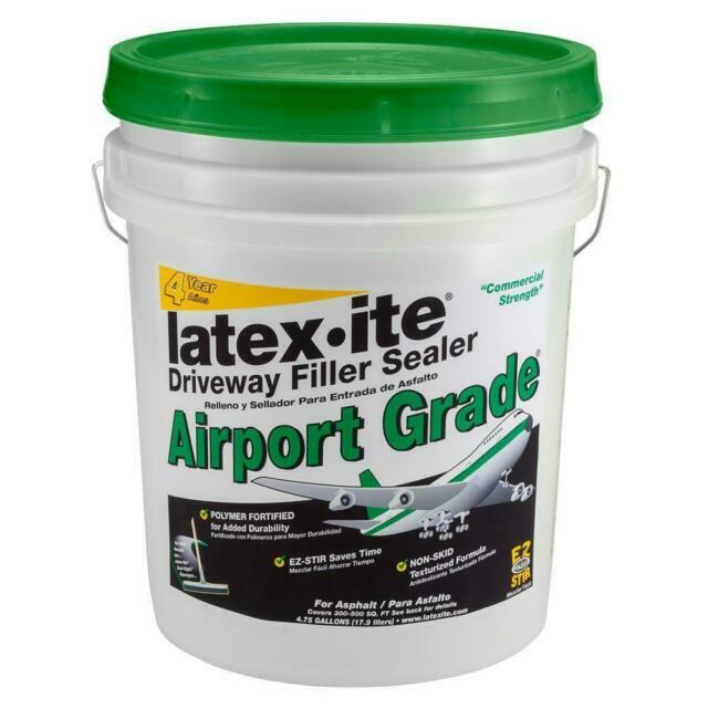 Latex Ite 73066 Airport Grade Driveway Polymer And Filler Sealer 5 Gallon For Sale Online Ebay