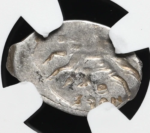 RUSSIA. Fyodor Ivanovich, 1584-1598. Silver Kopek, NGC XF45, Mint Error