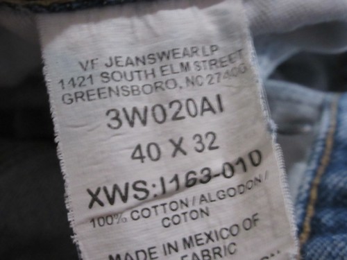 Wrangler Durashield Factory Distressed Stained Carpenter Jeans Size 40 x 32 - Picture 8 of 8