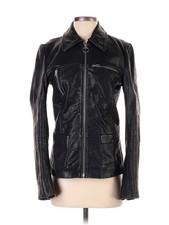 Muubaa Women Black Leather Jacket 2