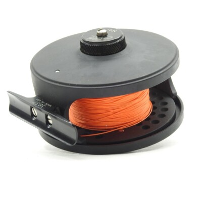 Abel No. 2 Fly Fishing Reel. Matte Black. Made in USA. W/ Pouch