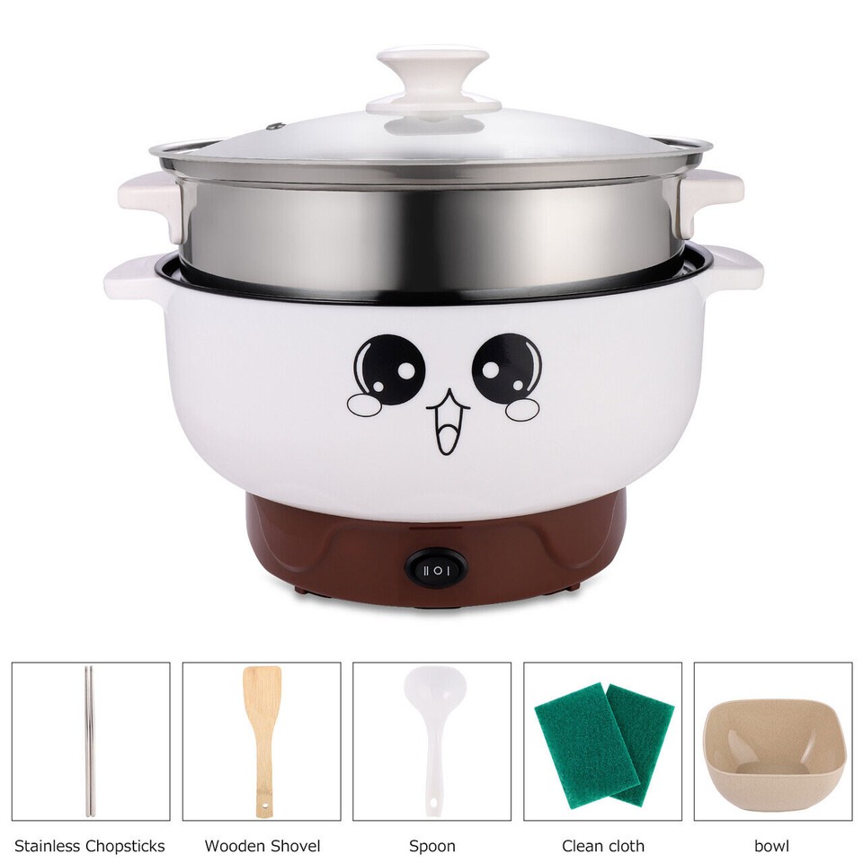 110V Multifunction Stainless Steel Hot Pot Rice Cooker Steamed Soup