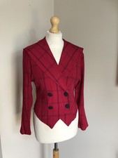 Dorothy Perkins Vintage 80's Victorian Style Jacket Shawl Sailor Collar Size 8