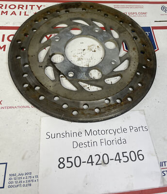 Honda 2000-2009 VFR800 800 Interceptor OEM Rear Brake Disc Disk Rotor - GOOD!