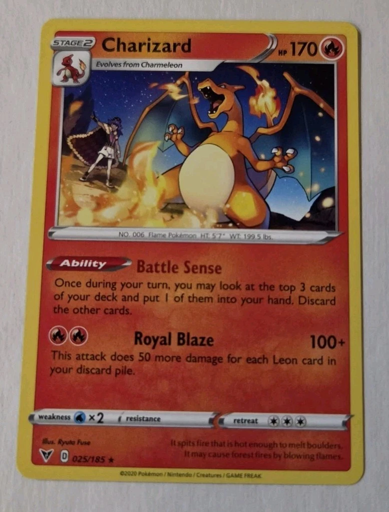 Charizard 025/185 Swsh04: Vivid Voltage for sale | eBay