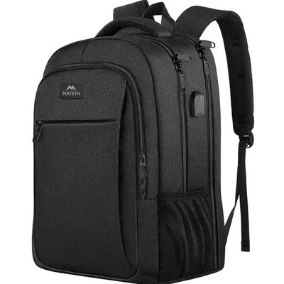 Laptop Rucksack, Herren Backpack, USB Ladeanschluss, Anti-Diebstahl, 17,3 Zoll