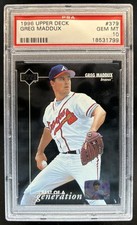 1996 Upper Deck Greg Maddux #379 Braves PSA 10 GEM MINT