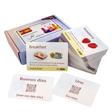 Spanish Vocabulary Educational Flashcards for Beginners Pictures, Example...
