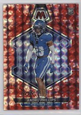 2024 Panini Mosaic Rookies Red Camo Mosaic Prizm Andru Phillips #362 1fa4