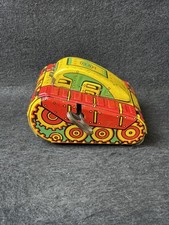 VTG British Marx | Tin Lithograph Wind Up #5 Rollover Tank | Great Britain