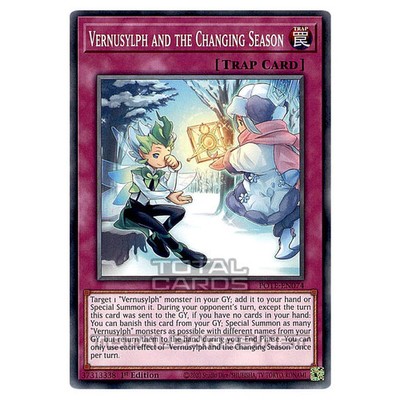 YuGiOh Power of the Elements Vernusylph and the Changing Season (Common) POTE...