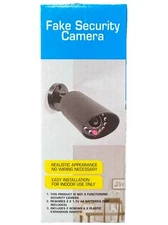 Fake Security Camera Black