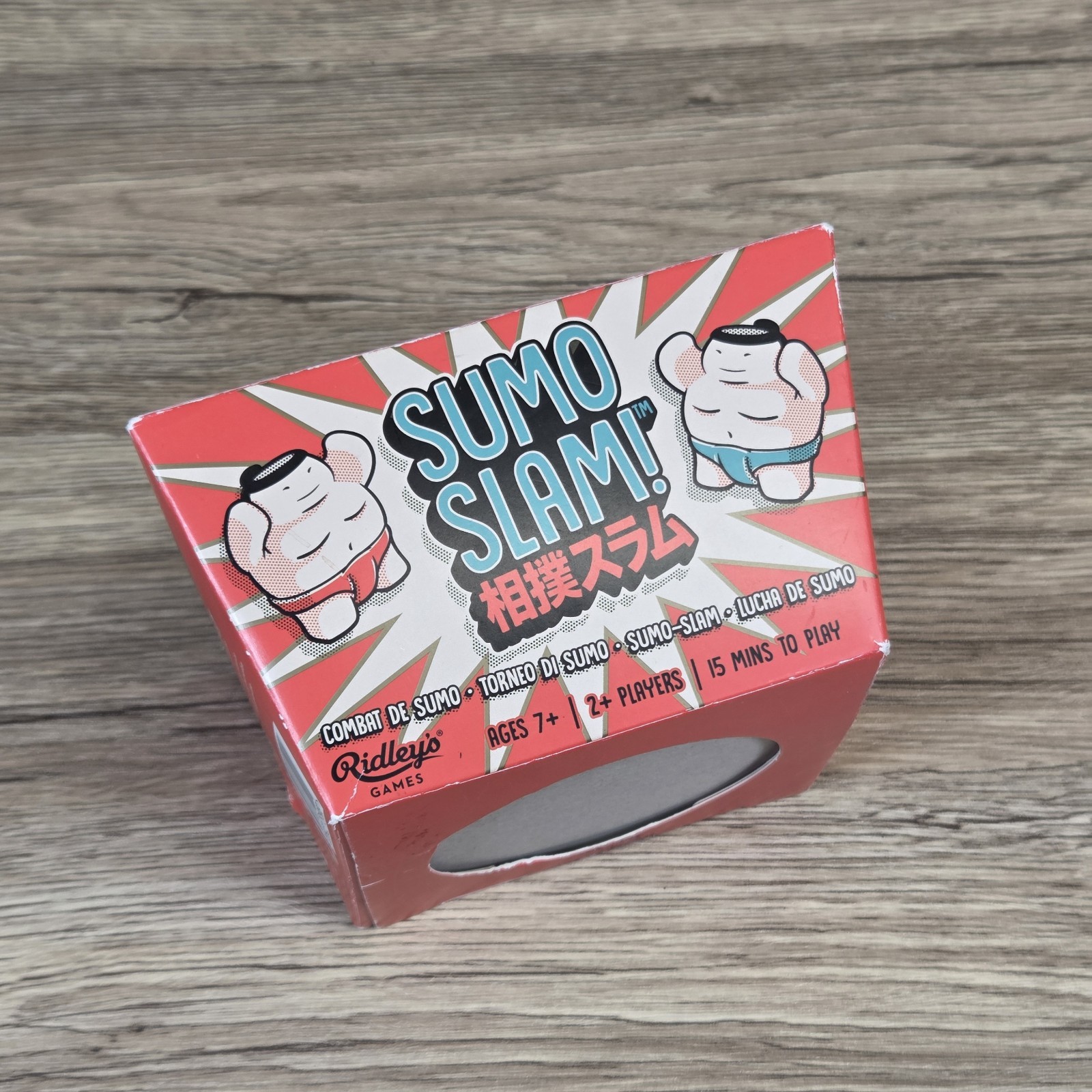 Sumo Slam! Board Game Ridley's Sumo Wrestler Roll & Toss Game