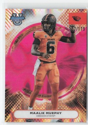 Maalik Murphy 2025 Bowman University Best Pink Lava #/175 #9 Oregon State