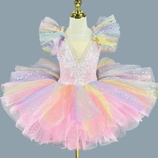 Ballet Skirt Clothes Dance Costume Performance Dress Ballet Leotard Vestido
