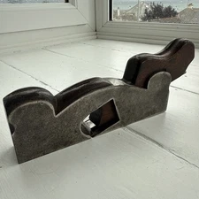 Antique Hardwood  Shoulder Plane Sorby Iron rosewood maybe or beech maybe?