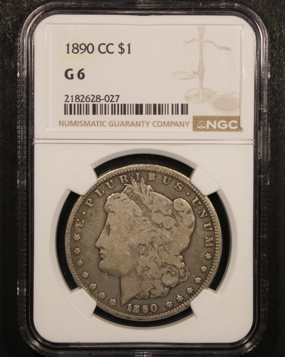 Carson City Silver 1890 Year Morgan US Dollars (1878-1921) for