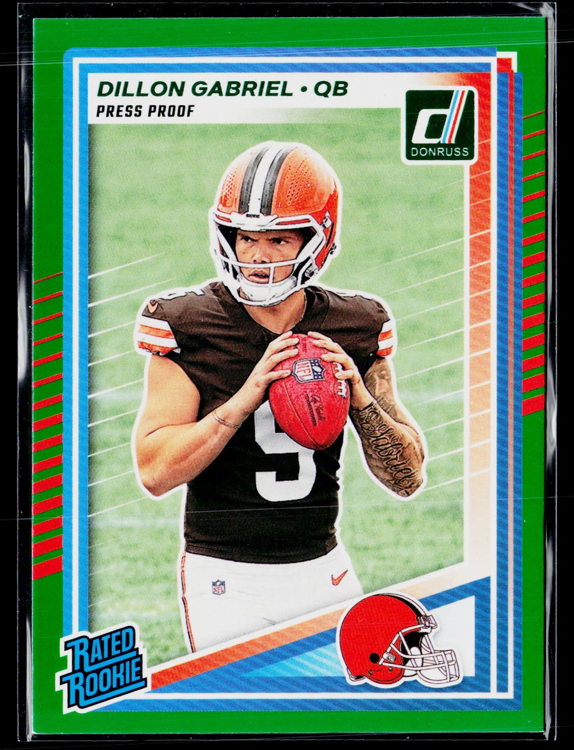 2025 Donruss #316 Dillon Gabriel Press Proofs Green