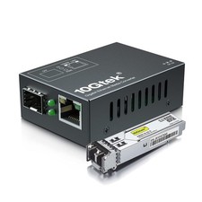  Mini Size Gigabit Ethernet Media Converter, MultiMode Dual LC Fiber to Ethe...