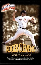 Roger Clemens 1997-98 Fleer Million Dollar Moments #12 Red Sox MLB READ