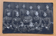WWII German Wehrmacht Soldiers Heer Group RPPC Photo Postcard Belgium 1941