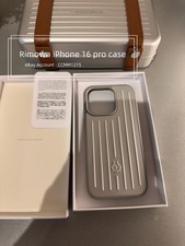 RIMOWA Phone case iPhone 16 Pro Aluminium Case Silver Luxury case/ phone cover