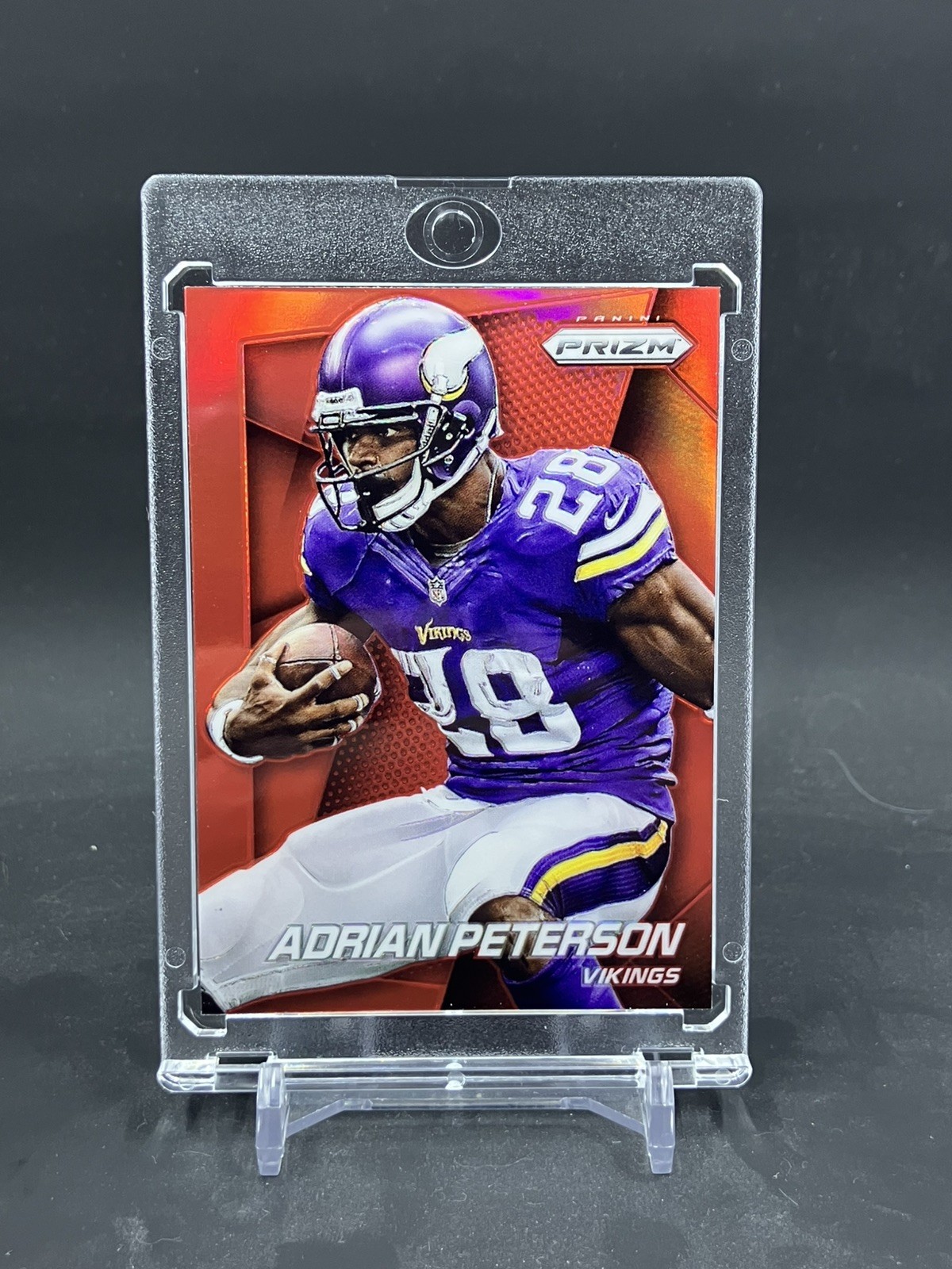 2014 Prizm Red SSP Adrian Peterson Vikings No. 115