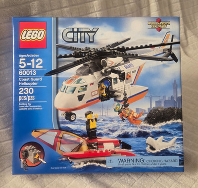 LEGO City 7743 Coast Guard Helicopter 230 pcs Factory Sealed Retired Set Shark