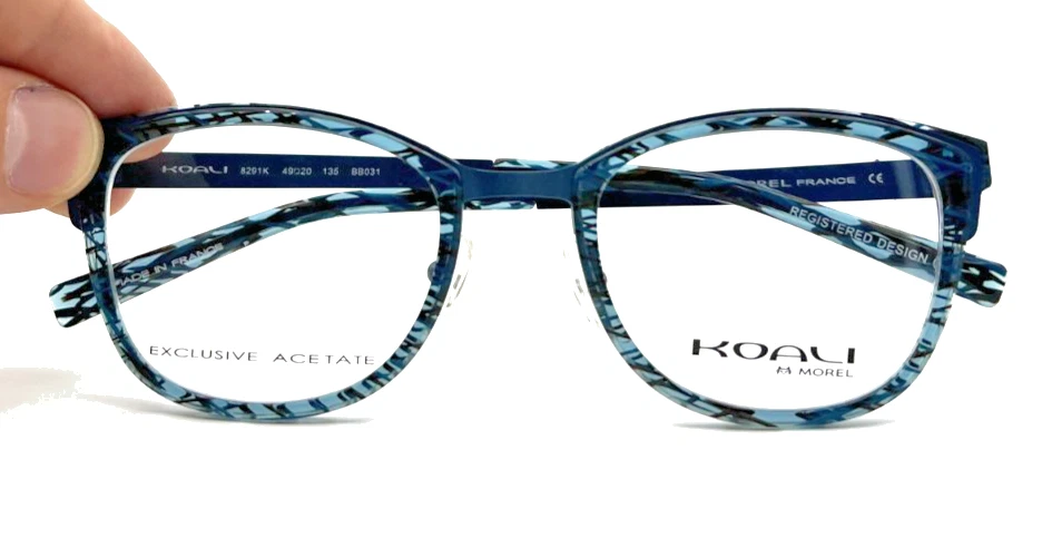 NUEVAS GAFAS KOALI 8291K BB031 AZUL NEGRO AUTÉNTICAS 49-20-135 Foto 4 de 4