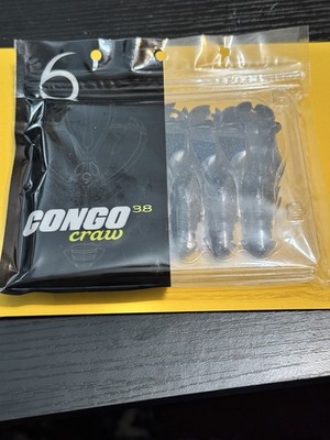 6th Sense Congo Craw 3.8  Black n Blue Pro