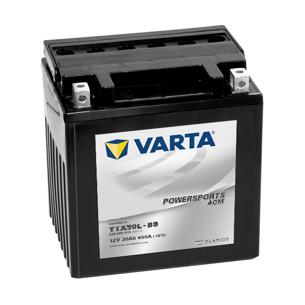 Batería de moto Varta Powersports AGM 530 905 045 YTX30L-BS 12V 30Ah Bike Trike