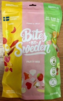 Swedish Candy Bites By Sweden Party Mix 16 Ounce Assorted Sweet, Sour Candy Mix