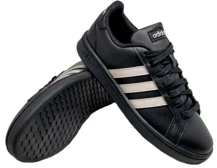 Adidas Grand Court Mujer Negras EE8133 Talla 38 Sneakers Comodidad Oferta