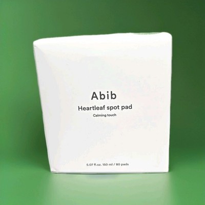 KOREA Skincare Abib Heartleaf Spot Pad Calming Touch Toner Wipes 80 pcs k-beauty