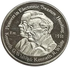 WHITE'S ELECTRONICS INC SWEET HOME, OREGON 1 OZ .999 FINE METAL DETECTORS ROUND