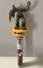 Vintage Hilco Transformers Topper Bubble Gum Balls Plastic Tube-NOS