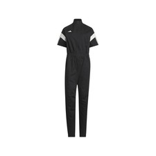 adidas Tiro Mock Neck Short Sleeve Bodysuit Womens Black Casual KF9292