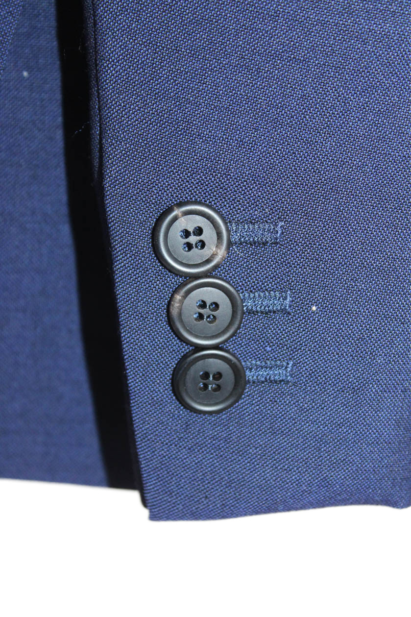 Prada Mens Wool Solid Single Breasted Lightweight… - image 5