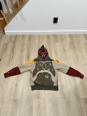 Marc Ecko Star Wars Boba Fett Full Zip Hoodie Mens Medium | eBay