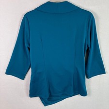 Lange zakelijke blouse voor dames in Groen