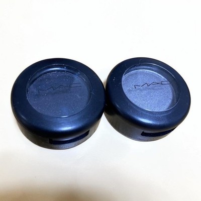 MAC Eyeshadow 2Piece Set Black Tide & Electra Rich Color Smooth Texture