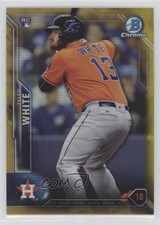 2016 Bowman Chrome Gold Refractor 7/50 Tyler White #16 2z2