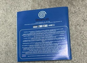 ChuChu Rocket Sega Dreamcast 2000 Disc Manual & Back Cover Missing Front Inlay