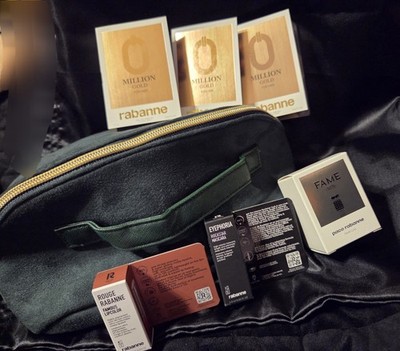 Rabanne Fragrence Lipstick Mascara Mini Bundle - Million Gold & Fame