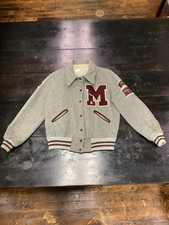1980s wool varsity letterman jacket