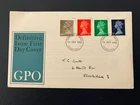 United Kingdom 1968 - Definitive 2, Elizabeth II FDC with stamps Edinburgh 1