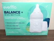 Evenflo Balance Wide Bottles Pack of 3 BPA Free 5oz New Box Defects