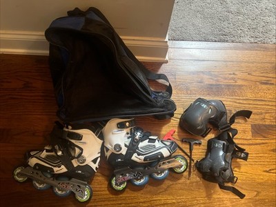 Slalom Seba High Rollerblades Inline Roller Skates US Mens 5 With Bag & Gears