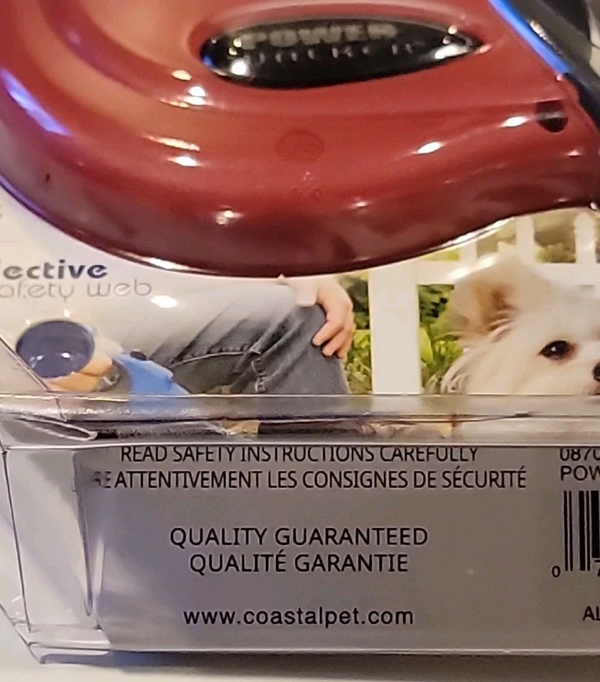 Correa retráctil Coastal Power Walker para perro XSM X-Small nueva en caja roja Foto 4 de 4